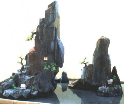 Hòn non bộ mini - mẫu tham khảo 08