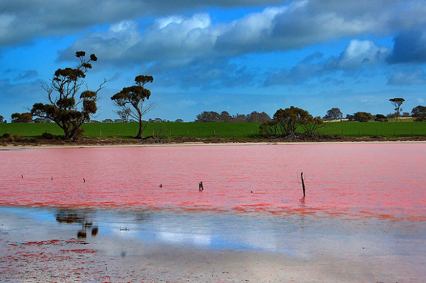 Hồ Hillier ở Australia